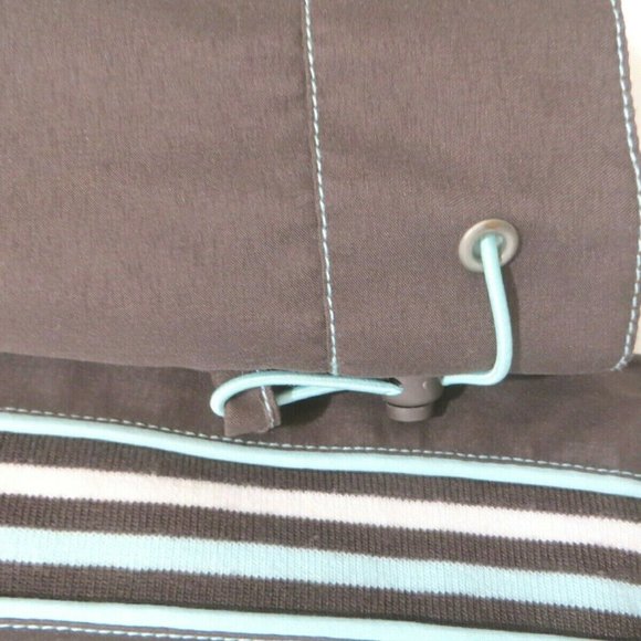 SALE FUDA BROWN HOODED TRACK SUIT JACKET - Picture 3 of 5